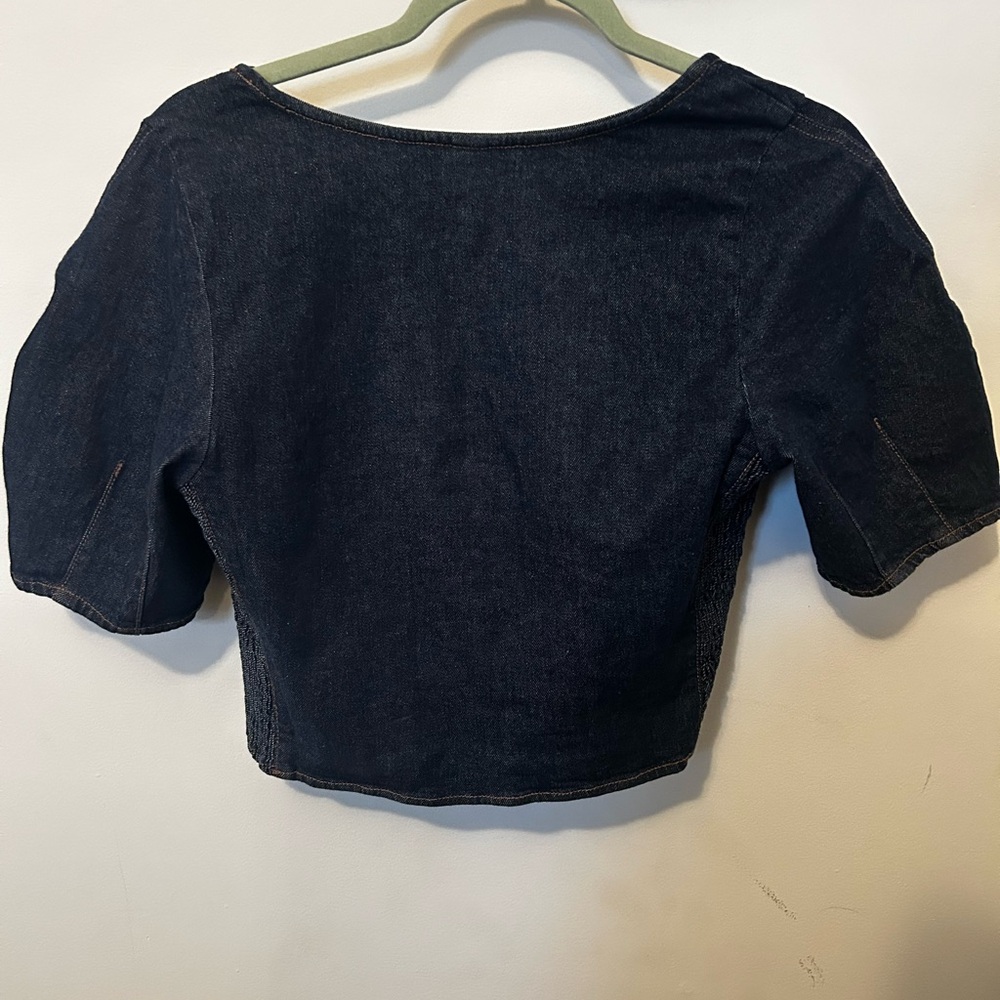 Old Navy Indigo Denim Top - Picture 3 of 4